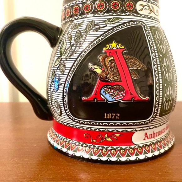 Anheuser-Busch 1872 Historical A & Eagle Series Beer Stein - Picture 3 of 4